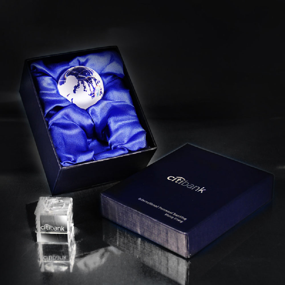 Crystal Global Ornament